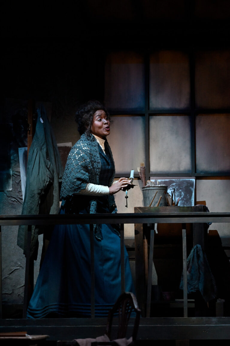 Suzanne Taffot Dress rehearsal of Manitoba Opera's production of Giacomo Puccini's "La Boheme" at the Centennial Concert Hall in Winnipeg April 03, 2025. Photo Robert Tinker