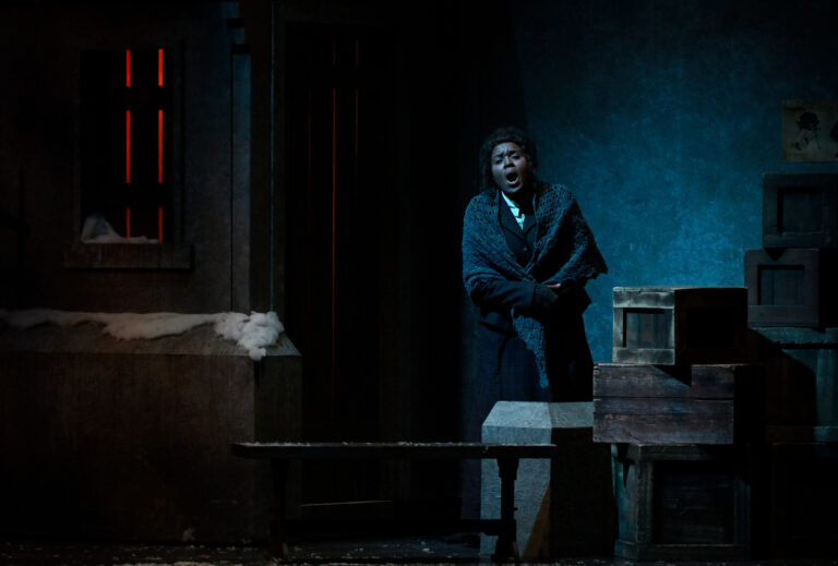 Suzanne Taffot Dress rehearsal of Manitoba Opera's production of Giacomo Puccini's "La Boheme" at the Centennial Concert Hall in Winnipeg April 03, 2025. Photo Robert Tinker